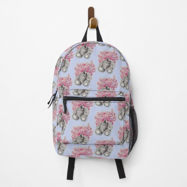 Item preview, Pink Flower Bear designed and sold by Amanda Adela Art.