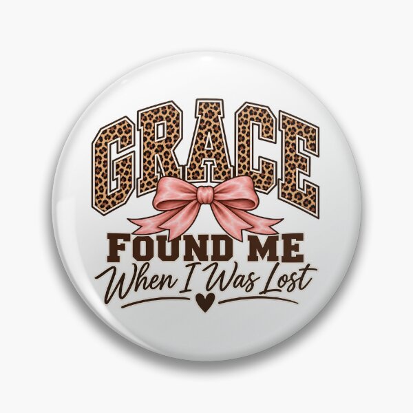 Item preview, Grace Found Me When I Was Lost - Christian Faith Leopard Print Bow designed and sold by oumayma mokrane.
