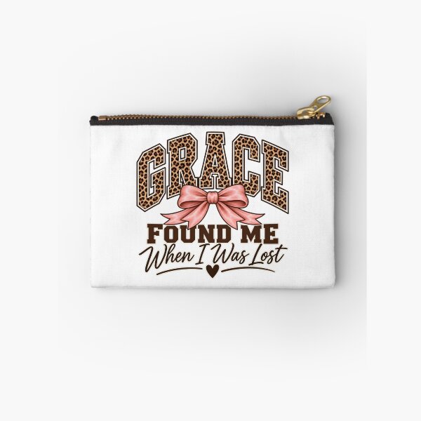 Item preview, Grace Found Me When I Was Lost - Christian Faith Leopard Print Bow designed and sold by oumayma mokrane.