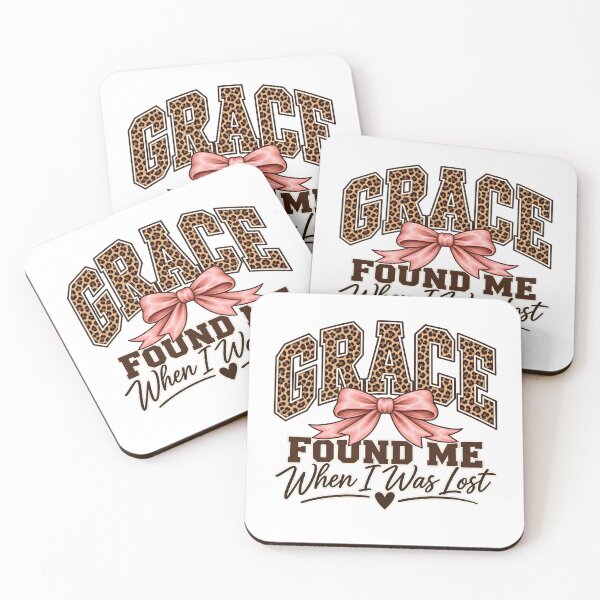 Item preview, Grace Found Me When I Was Lost - Christian Faith Leopard Print Bow designed and sold by oumayma mokrane.