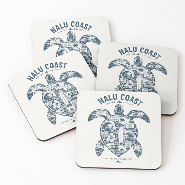 Item preview, Nalu Coast | Ride Free Stay Salty | Tropical Sea Turtle Surf Club Ocean Adventure  designed and sold by Nalu Coast.
