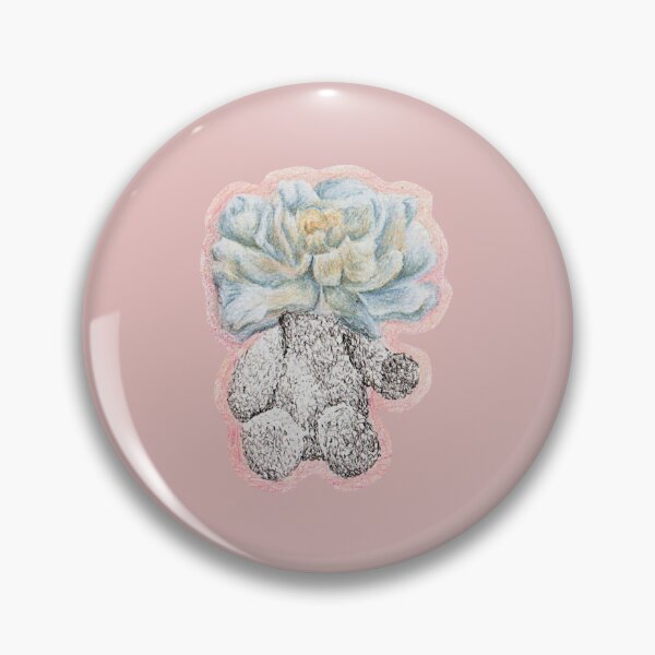 Item preview, Blue Flower Bear designed and sold by Amanda Adela Art.