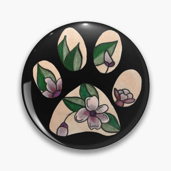 Item preview, Floral Paw Print designed and sold by Seamoon0902.
