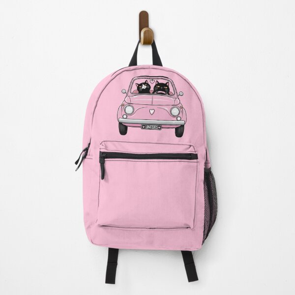 Item preview, Black cats in a pink car designed and sold by YChangShop.