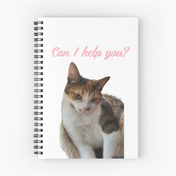 Item preview, "Can I help you?" Cat designed and sold by Tymber2018.