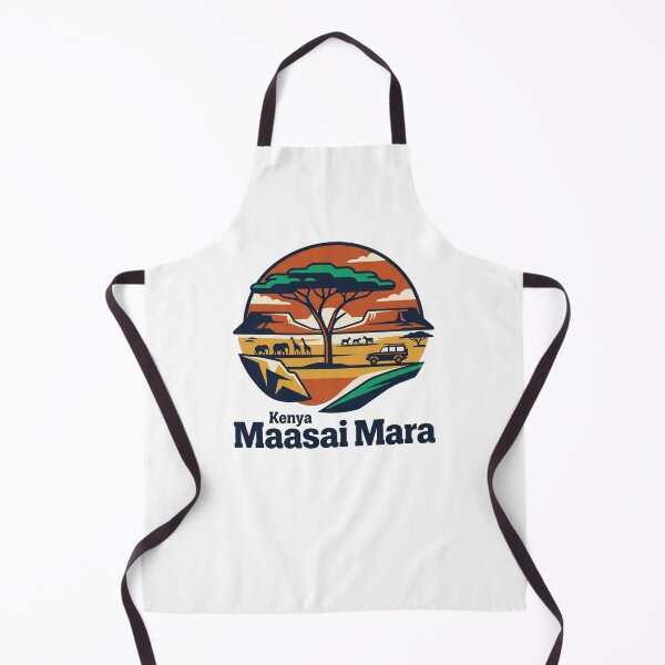 Item preview, Maasai Mara Safari Bold Retro Graphic Poster designed and sold by Inkworksbyshery.
