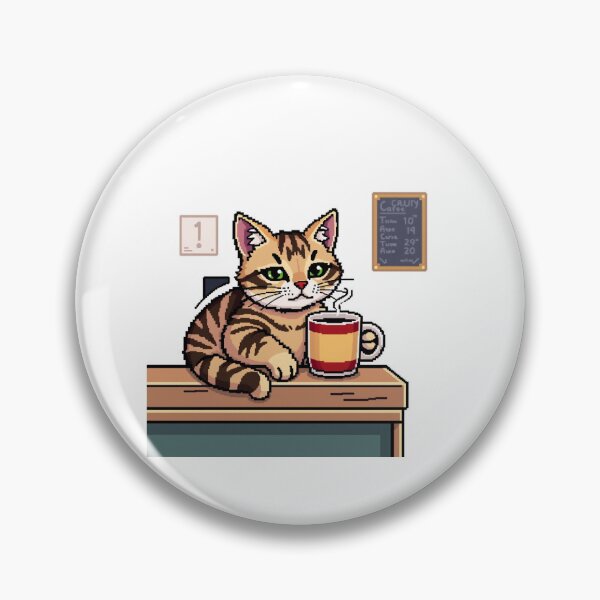 Item preview, Pixel Cat Café Regular designed and sold by One More Run.