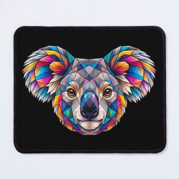 Item preview, Colorful Geometric Koala Art – Vibrant Low-Poly Animal Portrait for Nature Lovers designed and sold by Geometric Art..