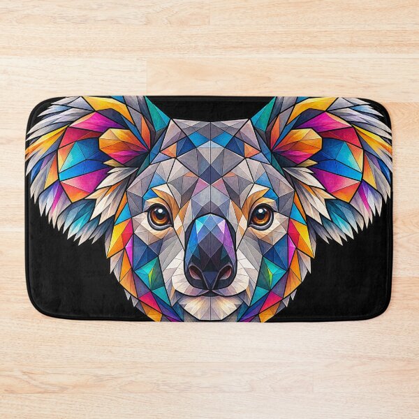 Item preview, Colorful Geometric Koala Art – Vibrant Low-Poly Animal Portrait for Nature Lovers designed and sold by Geometric Art..
