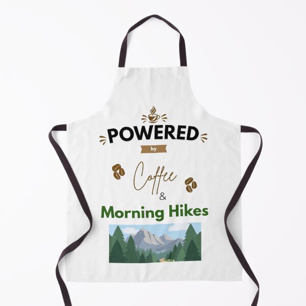 Item preview, Powered by Coffee and Morning Hikes designed and sold by PawFitt.