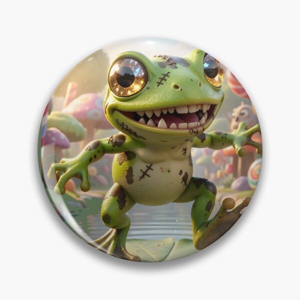 Item preview, Cute Baby Zombie Frog – Kawaii Undead Lily Pad Design designed and sold by ZombieZooCuties.