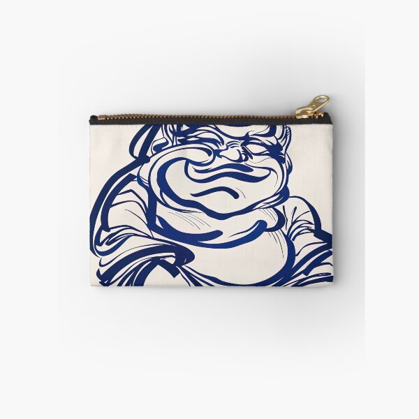 Item preview, Daikokuten, Japanese deity - Blue Abstract Art- designed and sold by shadow-bloom.