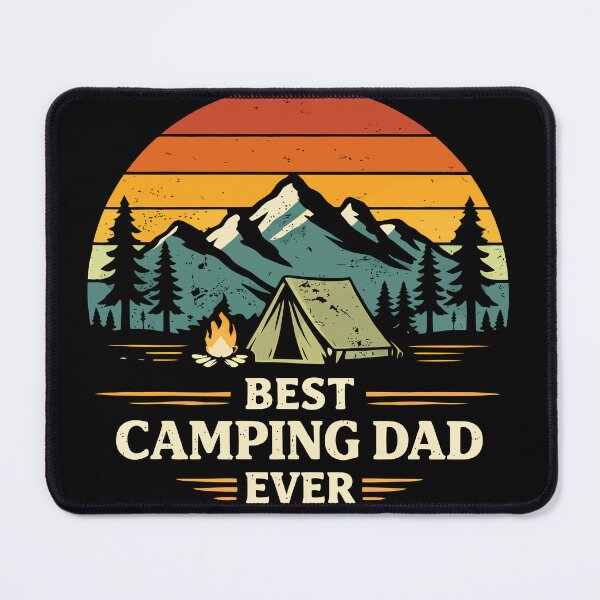 Item preview, Best Camping Dad Ever Vintage designed and sold by butterflies-new.