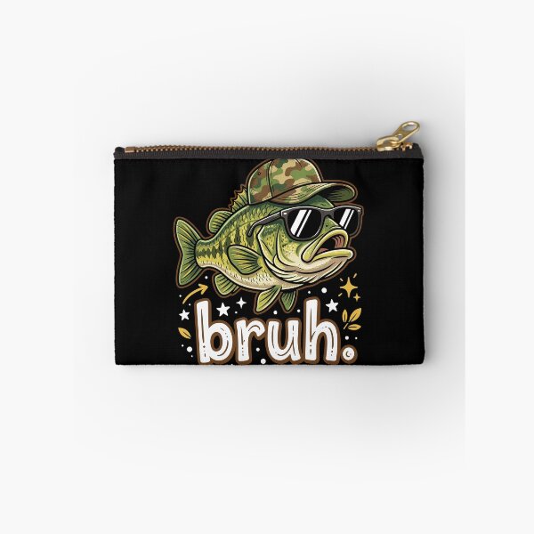 Item preview, Bruh Meme. Funny Bass Fishing Angler designed and sold by Doodleoub.