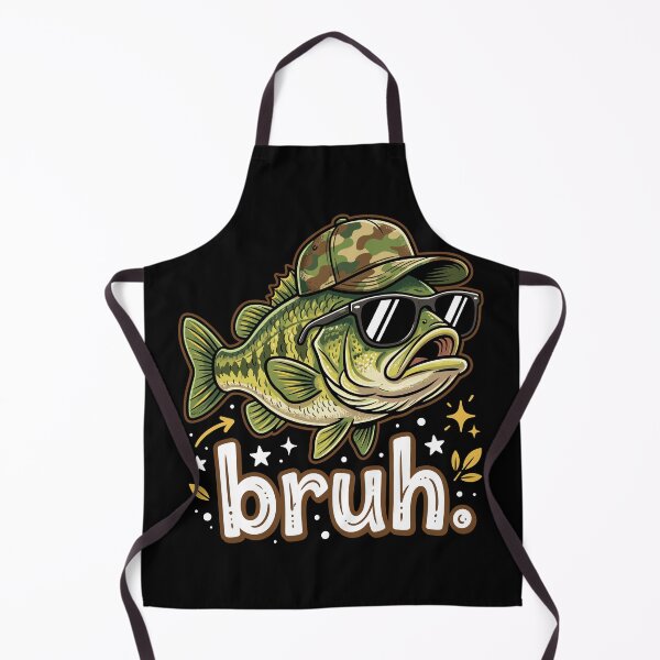 Item preview, Bruh Meme. Funny Bass Fishing Angler designed and sold by Doodleoub.