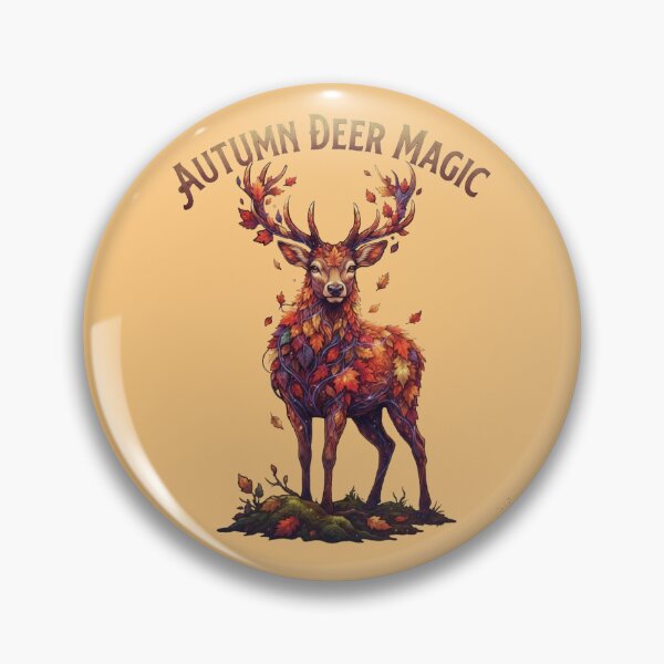 Item preview, Autumn Deer Magic Fall Leaves Wildlife Nature Art designed and sold by Evelashop.