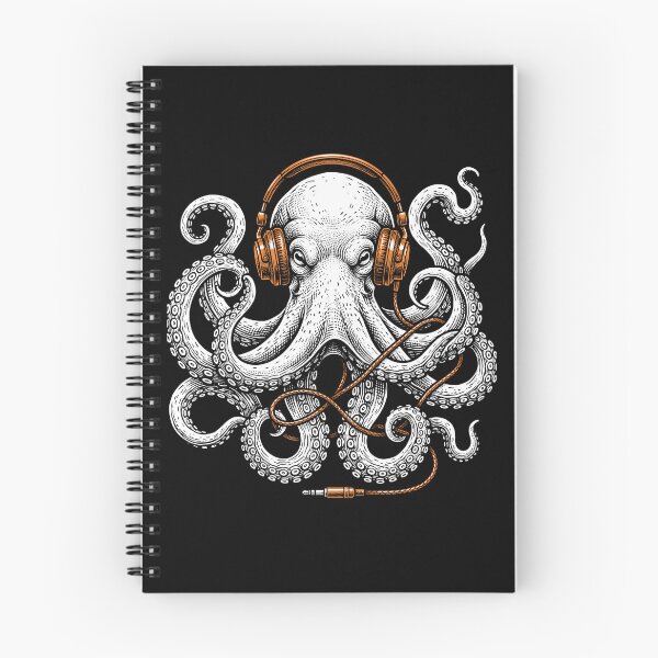 Item preview, Octopus Headphones Music DJ Ocean Sea Life designed and sold by Doodleoub.