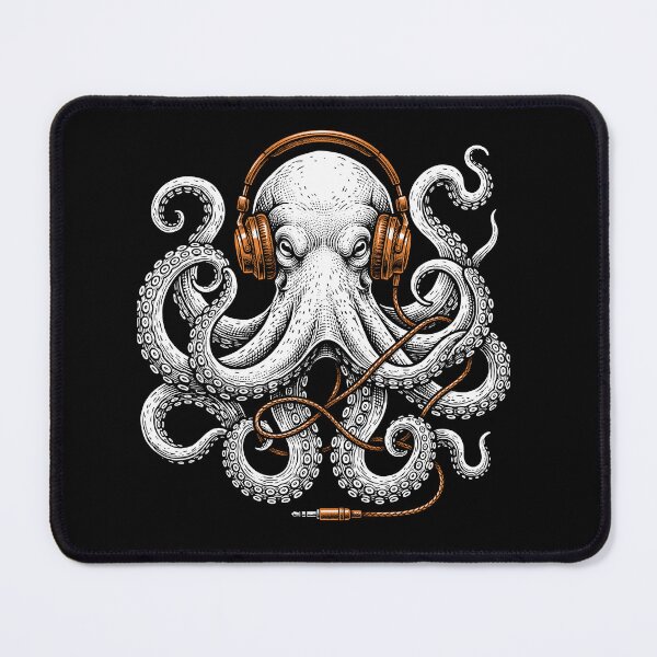 Item preview, Octopus Headphones Music DJ Ocean Sea Life designed and sold by Doodleoub.