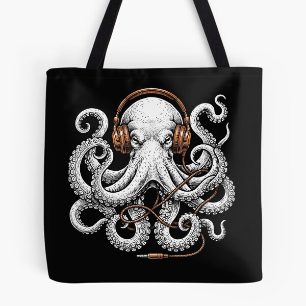Item preview, Octopus Headphones Music DJ Ocean Sea Life designed and sold by Doodleoub.