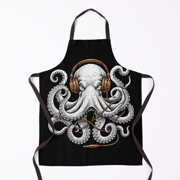 Item preview, Octopus Headphones Music DJ Ocean Sea Life designed and sold by Doodleoub.