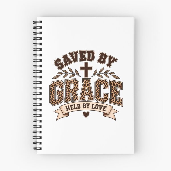 Item preview, Saved by Grace, Held by Love - Christian Faith Leopard Print Cross designed and sold by oumayma mokrane.