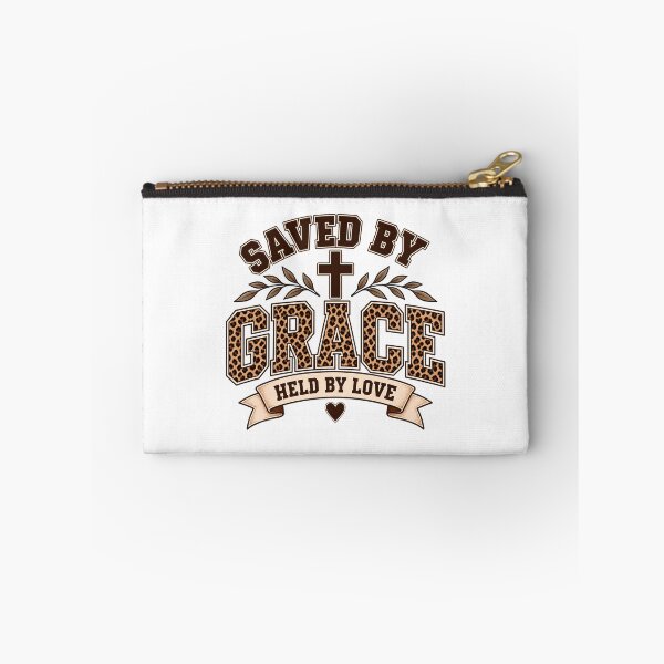 Item preview, Saved by Grace, Held by Love - Christian Faith Leopard Print Cross designed and sold by oumayma mokrane.