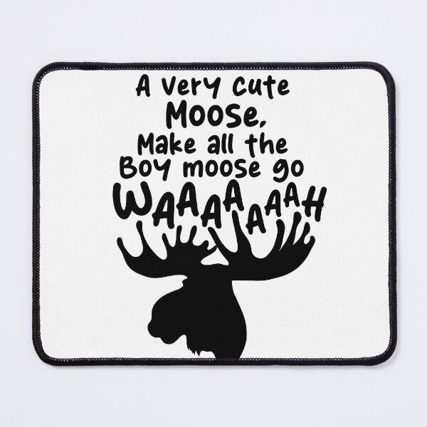 Item preview, Very Cute Moose designed and sold by LetsGo2Disney.