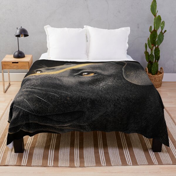Item preview, Pit Bull Dog Black Gold Loyal Guardian designed and sold by mildaclairmo.