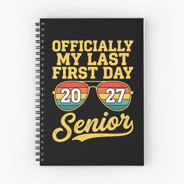 Item preview, Officially My Last First Day 2027 Senior Class Graduation Student designed and sold by Doodleoub.