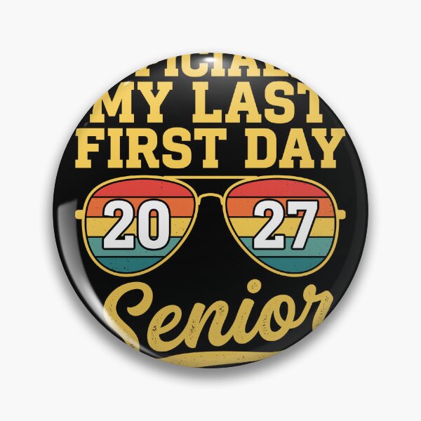 Item preview, Officially My Last First Day 2027 Senior Class Graduation Student designed and sold by Doodleoub.