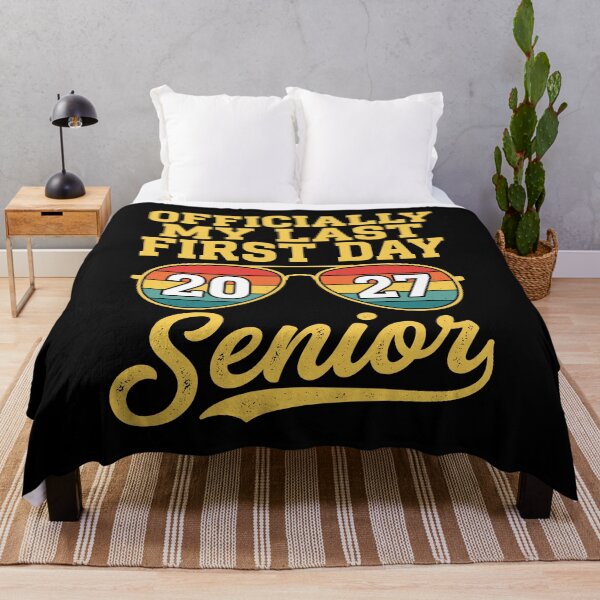 Item preview, Officially My Last First Day 2027 Senior Class Graduation Student designed and sold by Doodleoub.