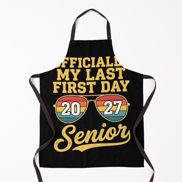 Item preview, Officially My Last First Day 2027 Senior Class Graduation Student designed and sold by Doodleoub.