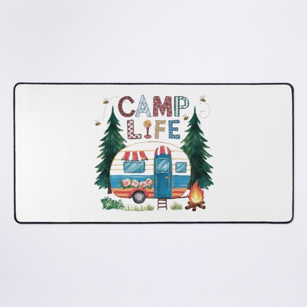 Item preview, Camp Life Retro Floral Camper designed and sold by butterflies-new.