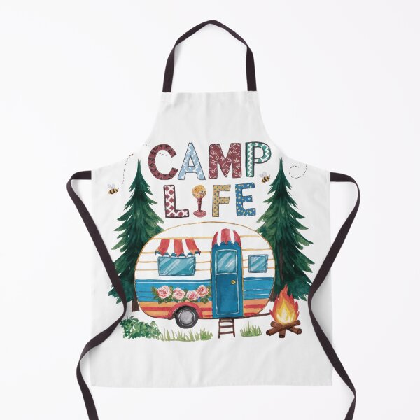 Item preview, Camp Life Retro Floral Camper designed and sold by butterflies-new.