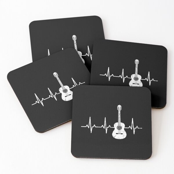 Item preview, Guitar Heartbeat Musician Passion Guitar Player Music Lover designed and sold by Doodleoub.