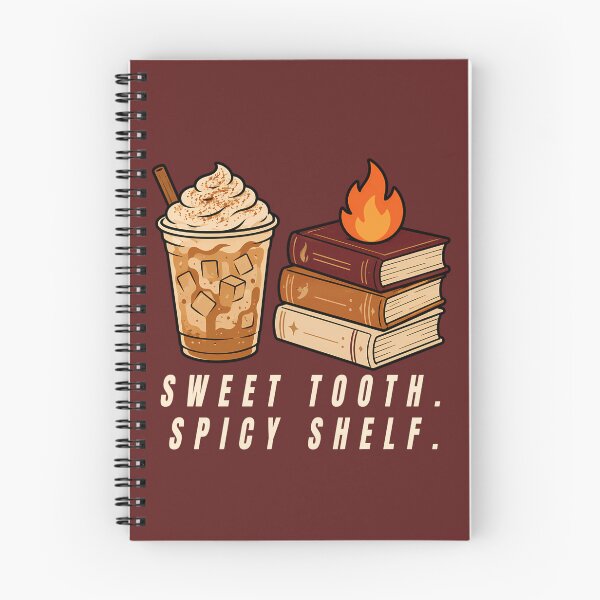 Item preview, Sweet Tooth Spicy Shelf Funny Booktok Smut Reader Iced Coffee Romantasy Bookish Girly Vibes designed and sold by Velustro Shop.