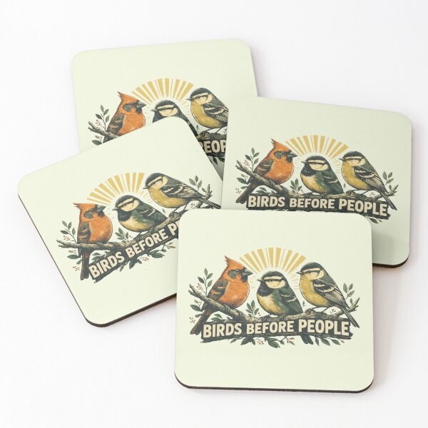 Item preview,  Birds Before People Funny Introvert Birdwatcher Design designed and sold by limos.