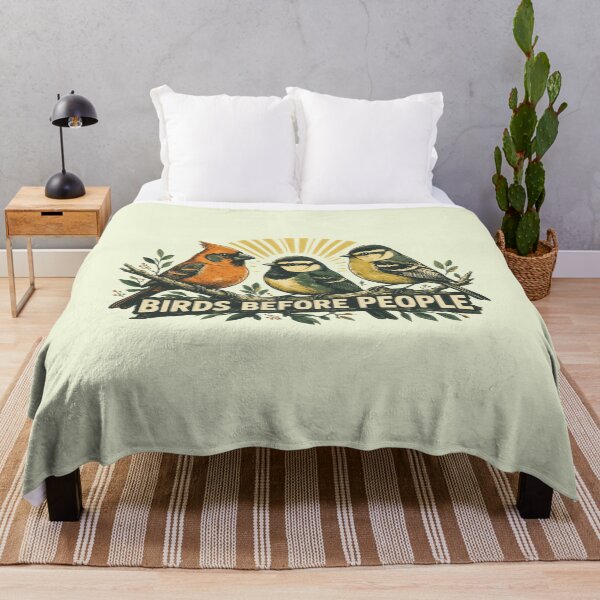 Item preview, Birds Before People Funny Introvert Birdwatcher Design designed and sold by limos.