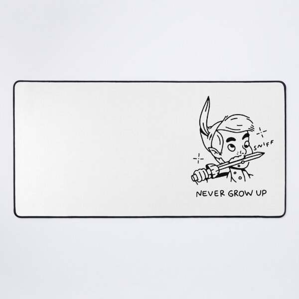 Item preview, NEVER GROW UP designed and sold by FILM GUTTER.