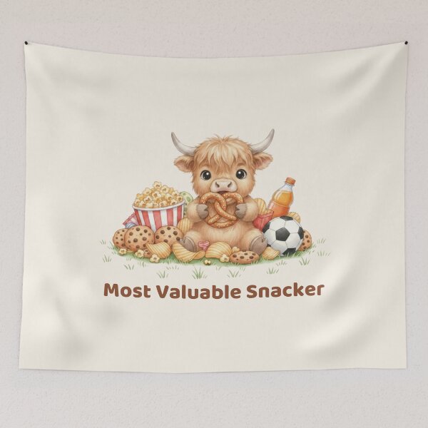 Item preview, Most Valuable Snacker Cow designed and sold by HumTumMe.