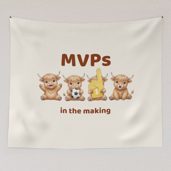Item preview, MVPs in the Making Highland Cow designed and sold by HumTumMe.