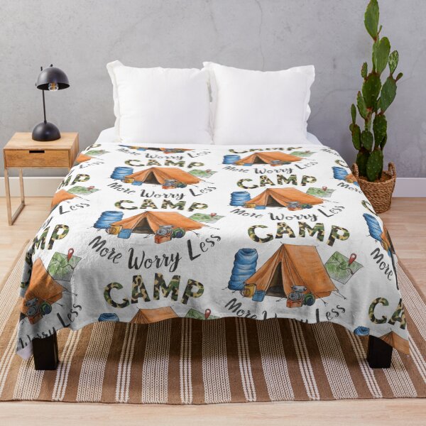 Item preview, Camp More Worry Less designed and sold by butterflies-new.