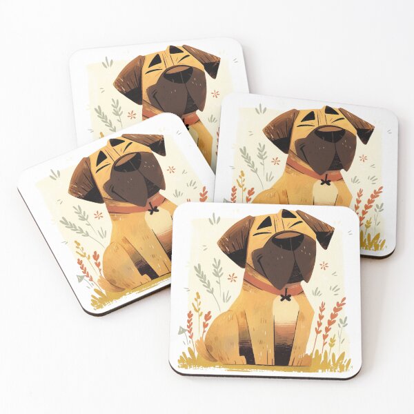 Item preview, Cute Bullmastiff puppy dog designed and sold by MendaciousMina.