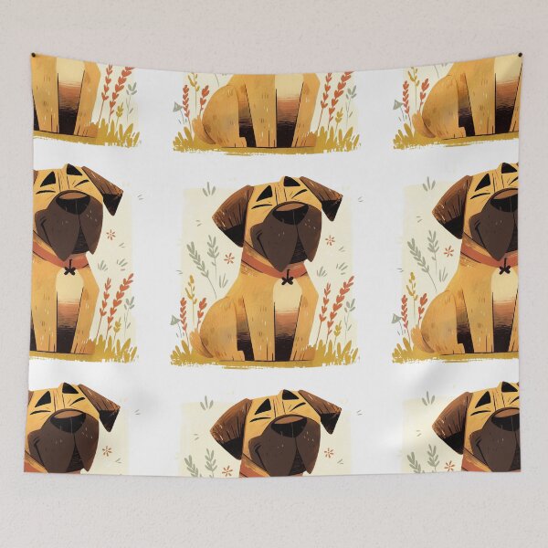 Item preview, Cute Bullmastiff puppy dog designed and sold by MendaciousMina.