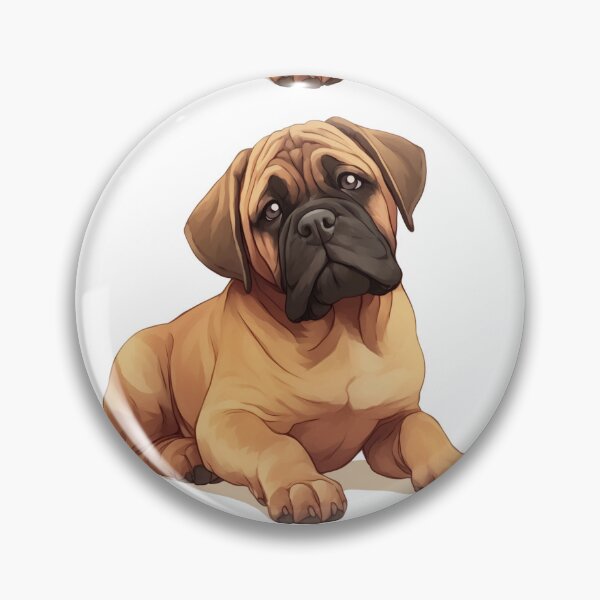 Item preview, Cute Bullmastiff puppy dog designed and sold by MendaciousMina.