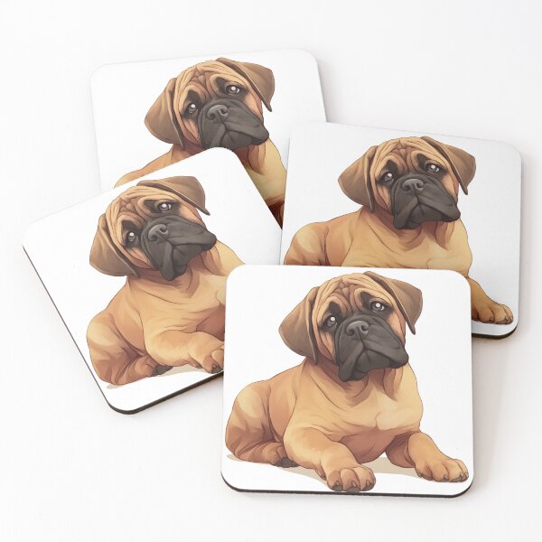 Item preview, Cute Bullmastiff puppy dog designed and sold by MendaciousMina.