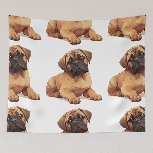 Item preview, Cute Bullmastiff puppy dog designed and sold by MendaciousMina.