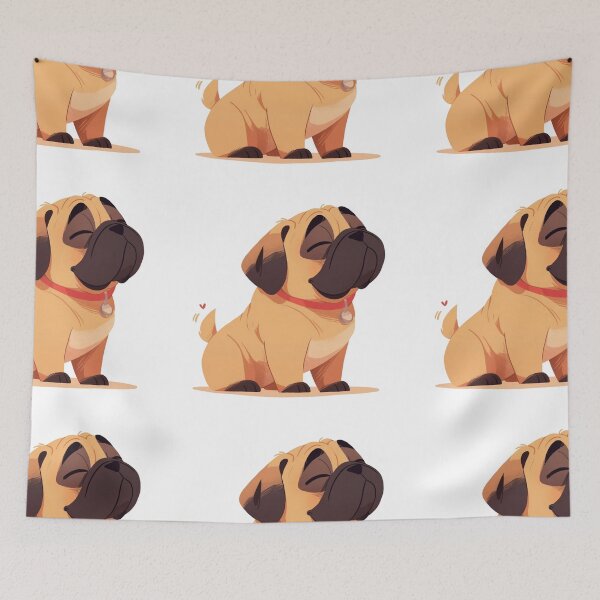 Item preview, Cute Bullmastiff puppy dog designed and sold by MendaciousMina.