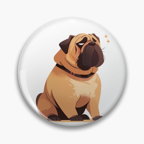 Item preview, Cute Bullmastiff puppy dog designed and sold by MendaciousMina.