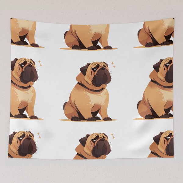 Item preview, Cute Bullmastiff puppy dog designed and sold by MendaciousMina.